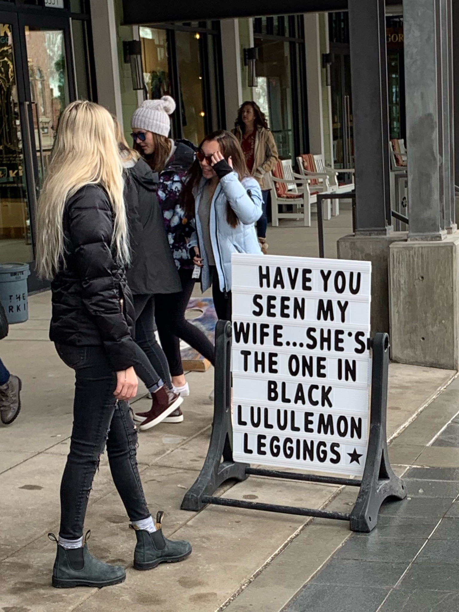 fleece lined leggings are the best for winter. Lululemon has multiple lengths and colors and most of them do not have the big side pockets. 

#LTKFitness