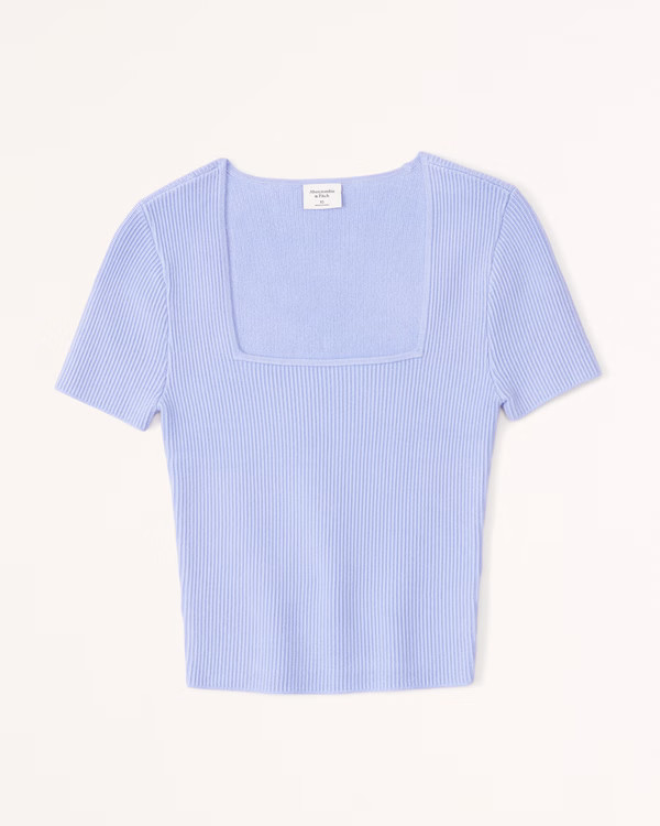 Ottoman Squareneck Sweater Tee | Abercrombie & Fitch (US)