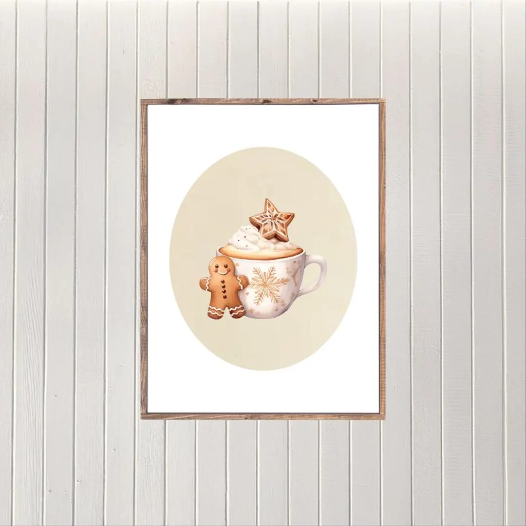 Cozy Cocoa Companion Canvas Printed Sign - Etsy | Etsy (US)