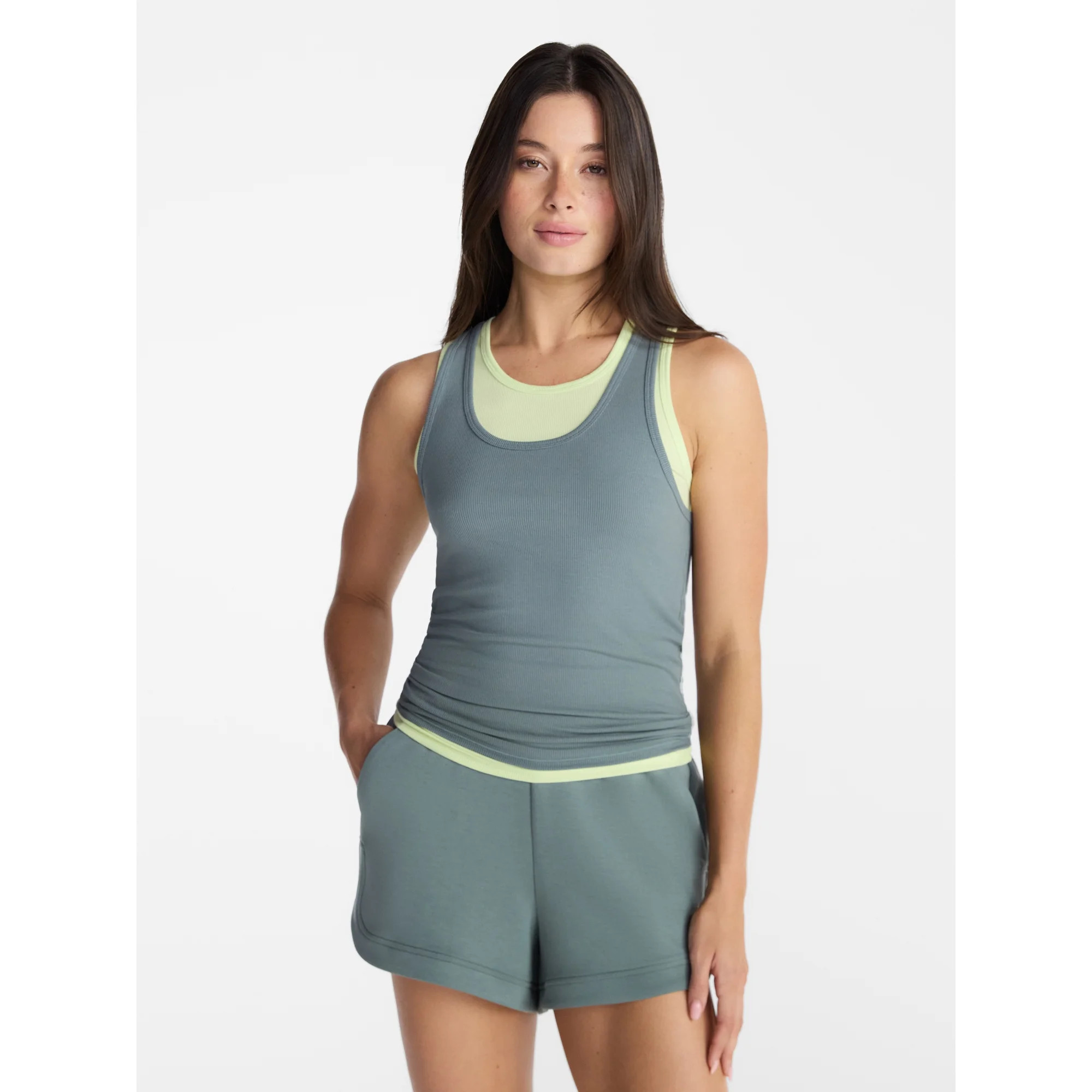 Avia Women's Double Layer Tank Top, Sizes XS-XXXL | Walmart (US)