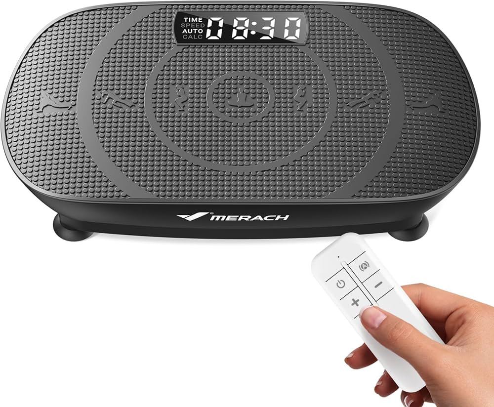 MERACH Vibration Plate Exercise Machine, Slim Vibration Plate for Lymphatic Drainage Weight Loss,... | Amazon (US)