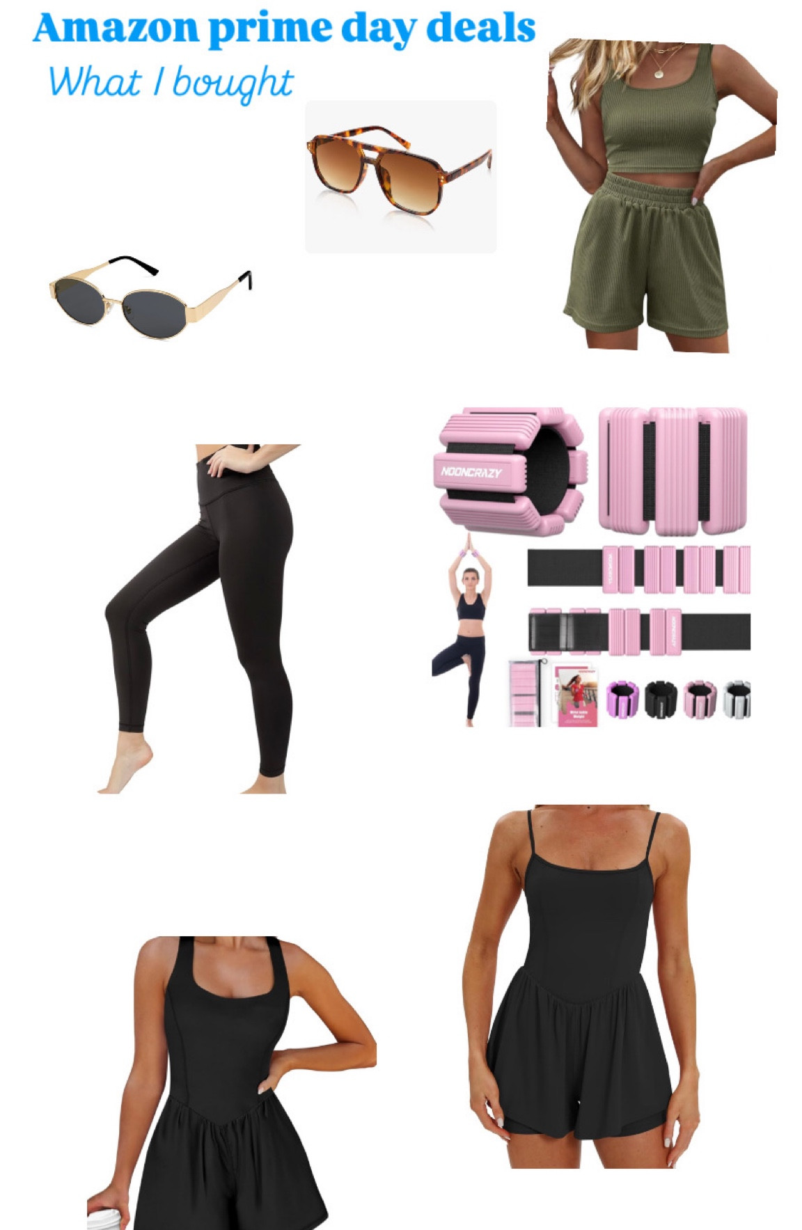 Amazon prime day pilates leggings rompers sets sunglasses summer workout athletic pants amazon finds weights loungewear sale deals 

#LTKStyleTip #LTKActive #LTKFitness