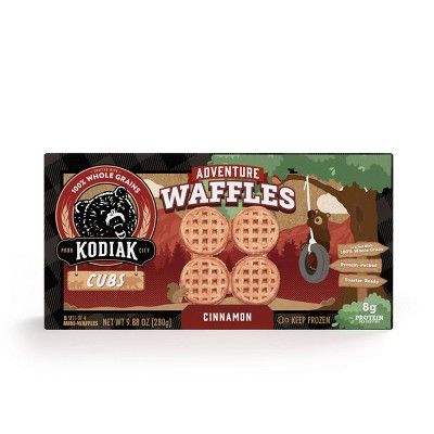 Kodiak Cubs Adventure Frozen Cinnamon Waffles  - 9.88oz/8ct | Target