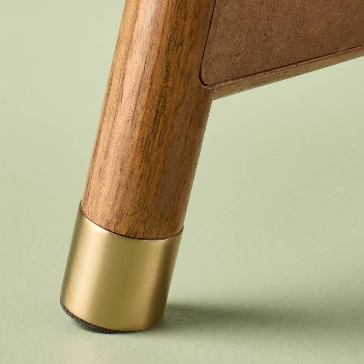 Wood Accent Mirror with Brass Feet - Hearth & Hand™ with Magnolia | Target