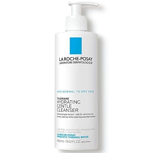 La Roche-Posay Toleriane Hydrating Gentle Face Cleanser, Daily Facial Cleanser with Niacinamide a... | Amazon (US)