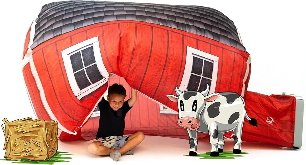 The Original Patented AirFort - Build A Fort in 30 Seconds, Inflatable Fort for Kids, Play Tent f... | Amazon (US)
