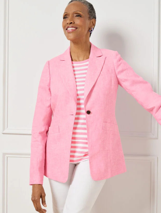 Linen Blazer | Talbots