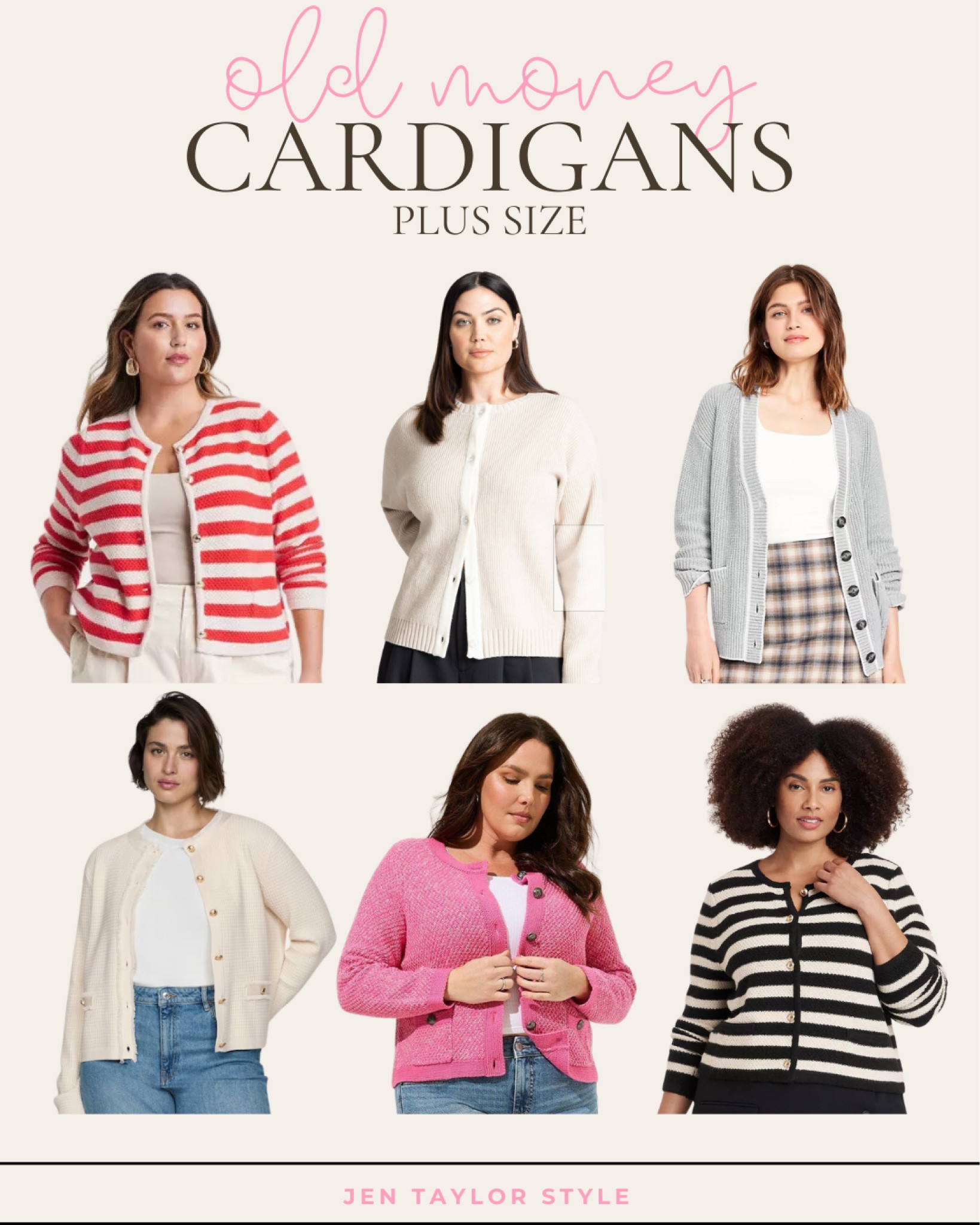 Old money cardigans perfect for fall outfits! 

#LTKstyletip #LTKplussize #LTKSeasonal