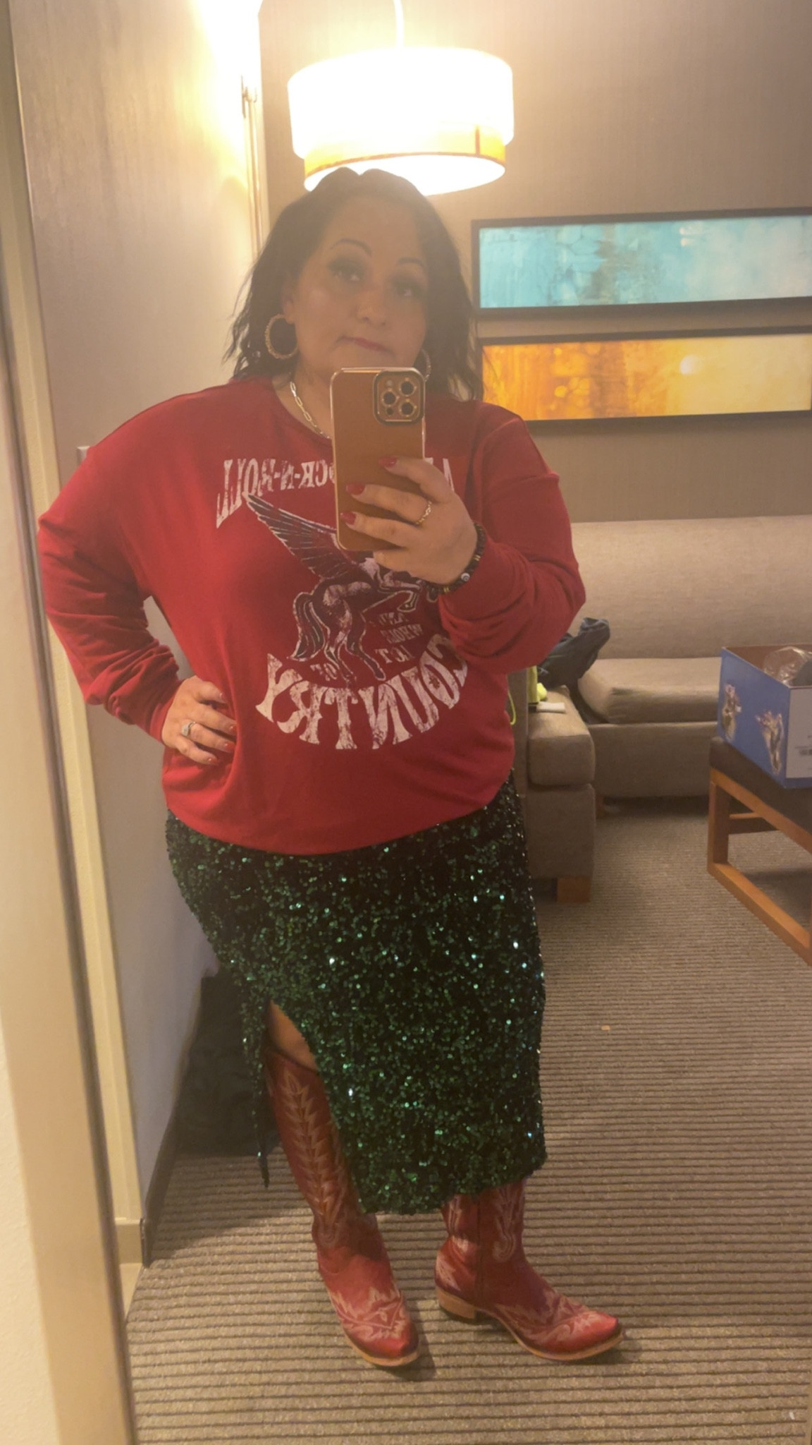 Classy, casual and country - my Christmas twist evening dress.

#LTKMidsize #LTKSeasonal #LTKHoliday