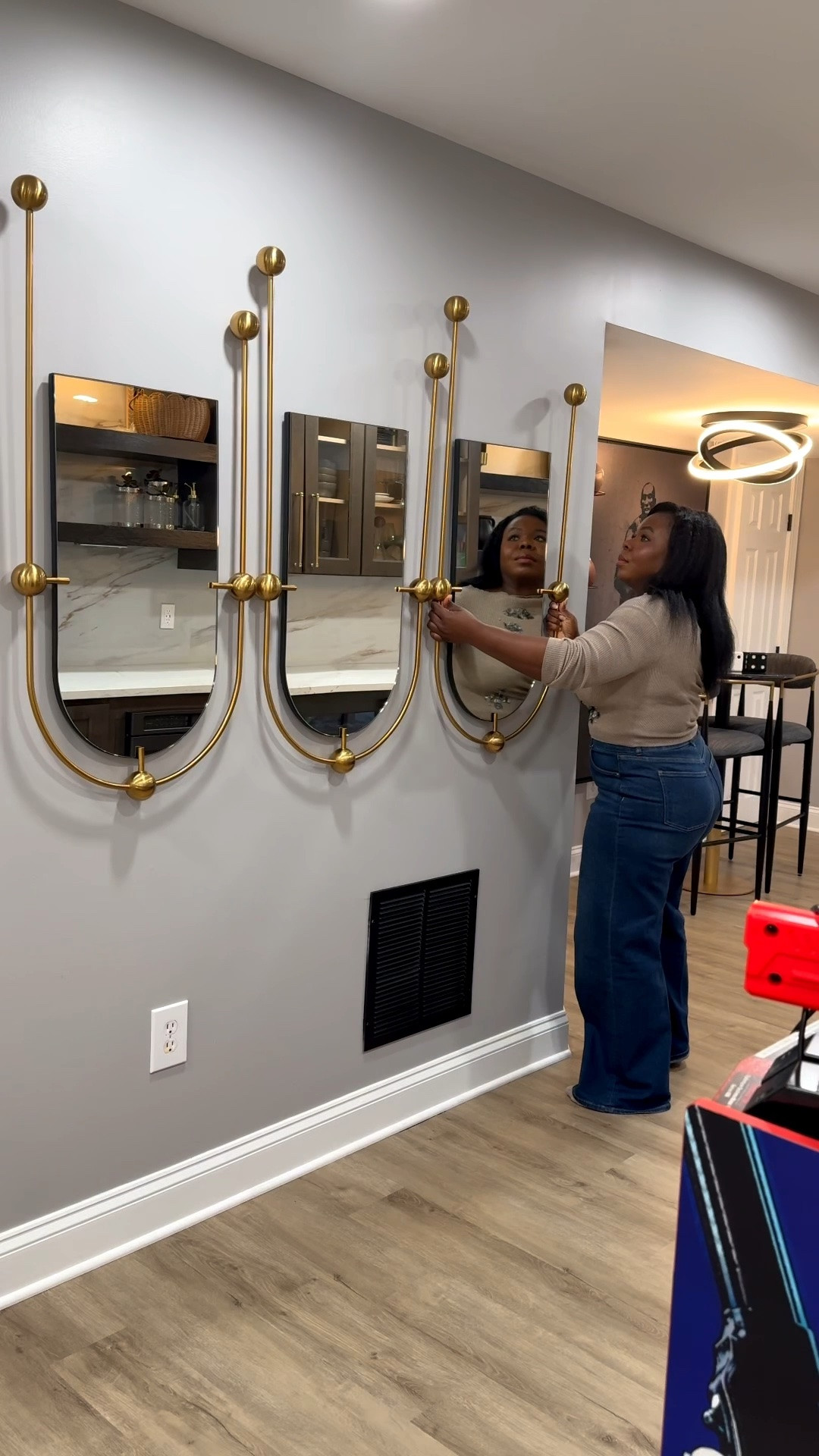 I think I did my job a little too well 😂 I wanted this basement to be a space where we could hang out, play, relax and actually enjoy being home and now that the kids are on summer break, I barely see them upstairs 😂

Seeing them enjoy this space is always my favorite part 🤎 Be honest, would you come upstairs? 😂

#LTKHome #LTKmomlife #LTKSeasonal