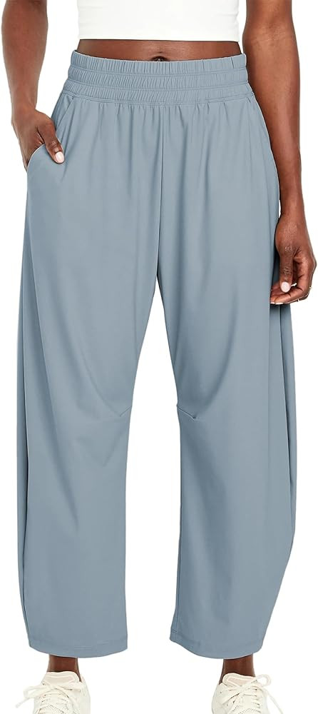 Barrel Pants Women Baggy Wide Leg Elastic Waisted Sweatpants Athletic Clothes Lounge Palazzo Trou... | Amazon (US)