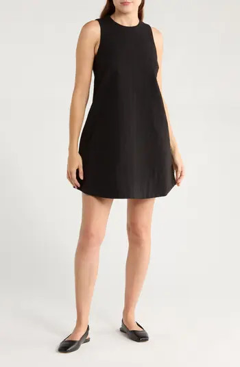 rag & bone Rosalind Sleeveless Cotton & Linen Trapeze Dress | Nordstromrack | Nordstrom Rack