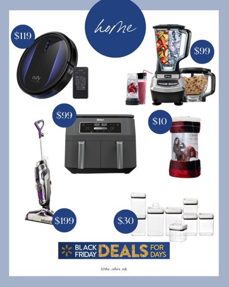 Walmart Black Friday deals for days
Black Friday sales on home gifts 
Air fryer
Blender
Robot vacuum 

#walmartpartner

#LTKhome #LTKCyberweek #LTKHoliday