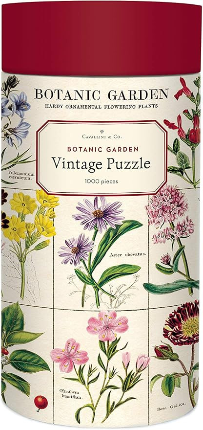 Amazon.com: Cavallini Papers & Co. Botanic Garden 1,000 Piece Puzzle, Multi : Toys & Games | Amazon (US)