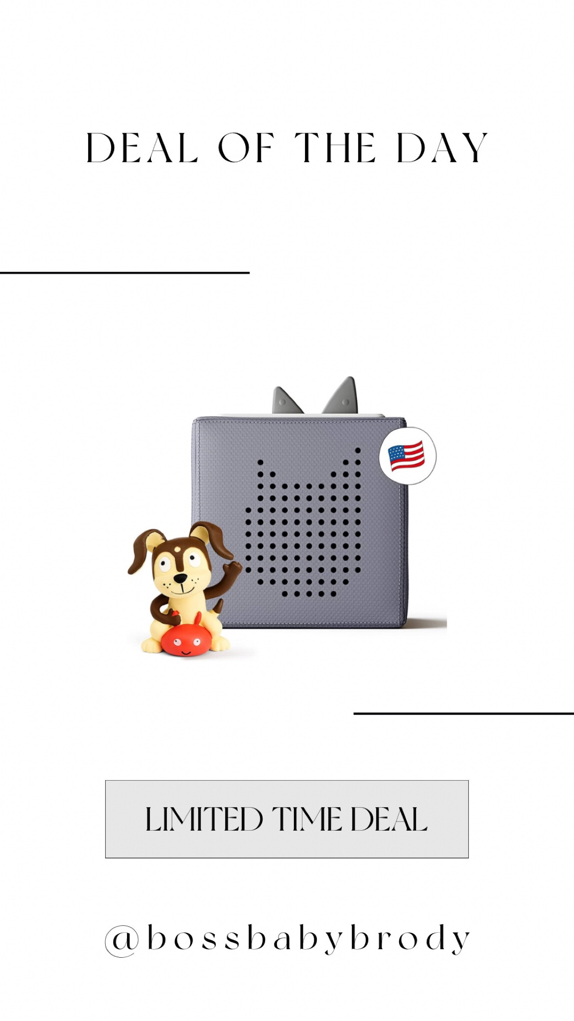 Deal of the day- tonies sound box! 

#LTKFamily #LTKKids #LTKSaleAlert