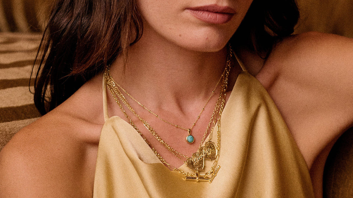 Personalised Name Necklace 18ct Gold Plate | Daisy London Jewellery