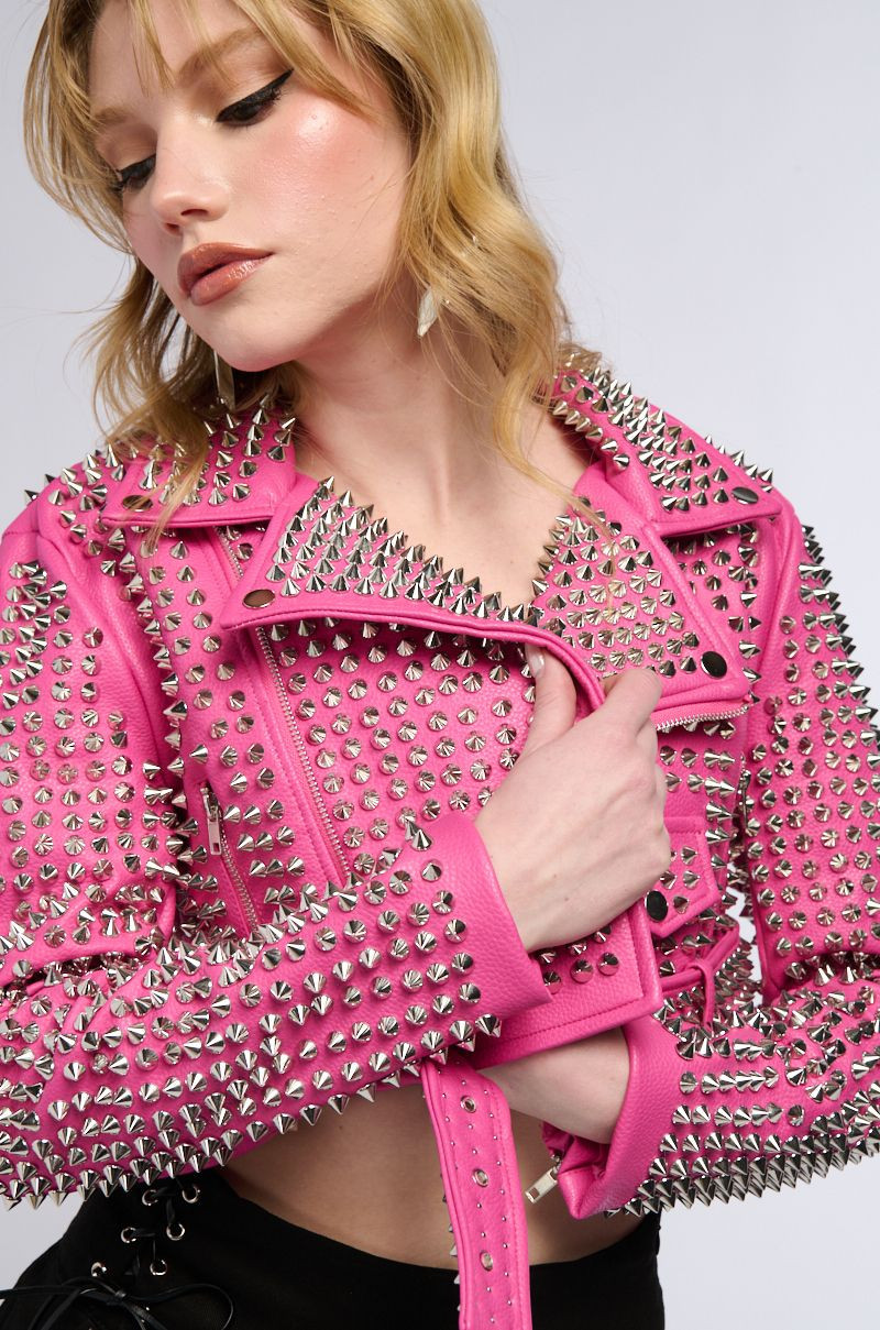 THE GAZETTE 3000 STUD PARTY ROCK MOTO JACKET | AKIRA