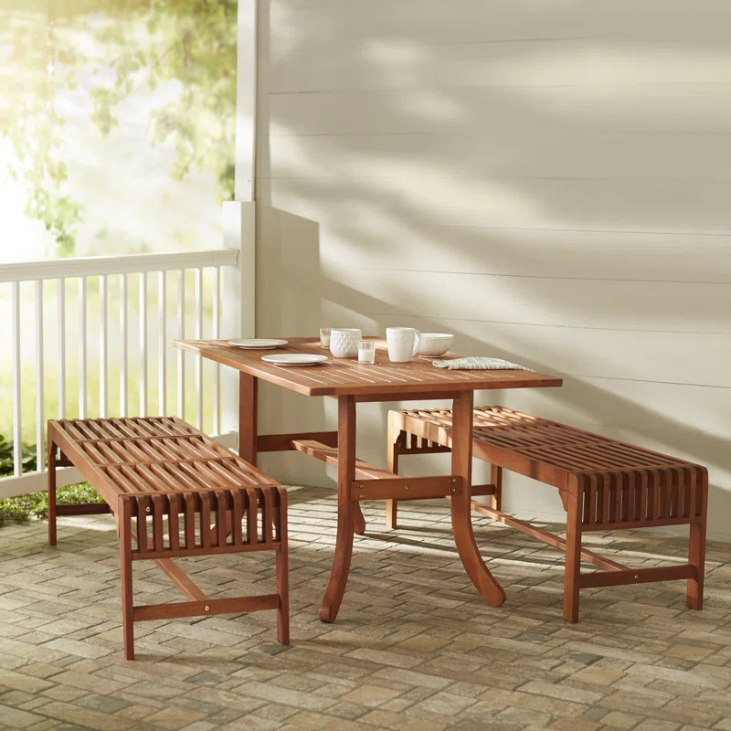Cranesville Rectangular 6 - Person Outdoor Dining Set | Wayfair North America