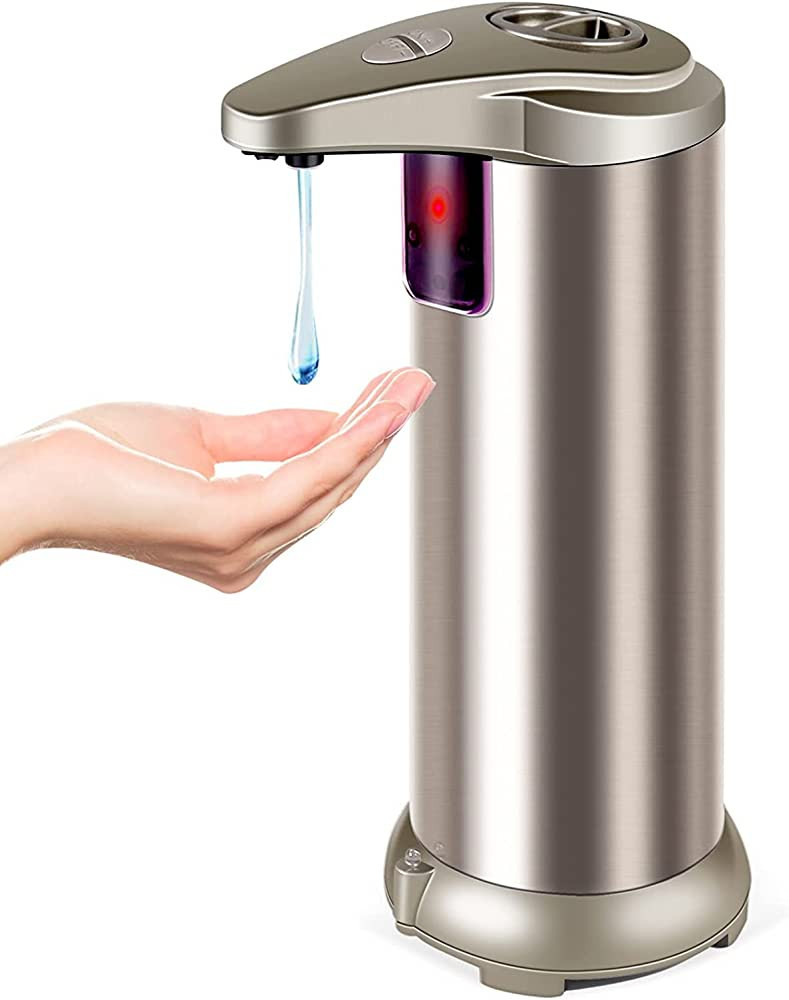 Fanltia Automatic Soap Dispenser Touchless, 3 Gear Adjustable Stainless Steel with Waterproof Bas... | Amazon (US)