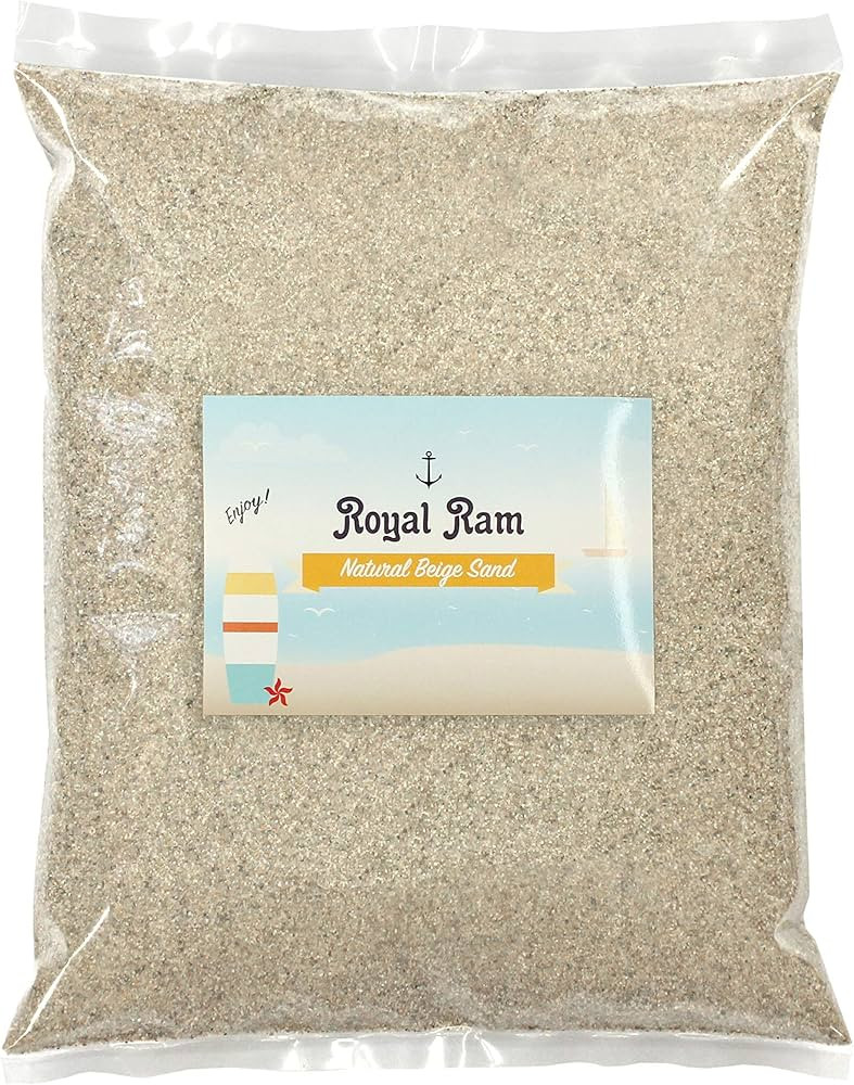 (5 Pounds) Natural Decorative Real Sand - Beige - for use in Crafts, Decor, Vase Filler, Aquarium... | Amazon (US)
