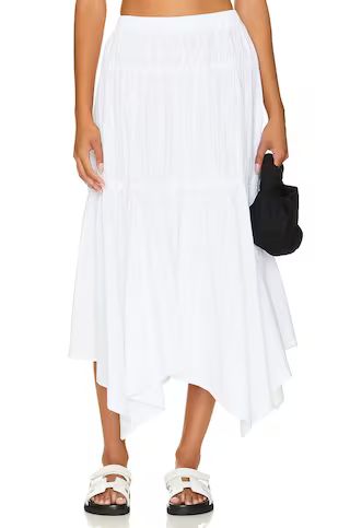 SNDYS Tahlia Maxi Skirt in White from Revolve.com | Revolve Clothing (Global)