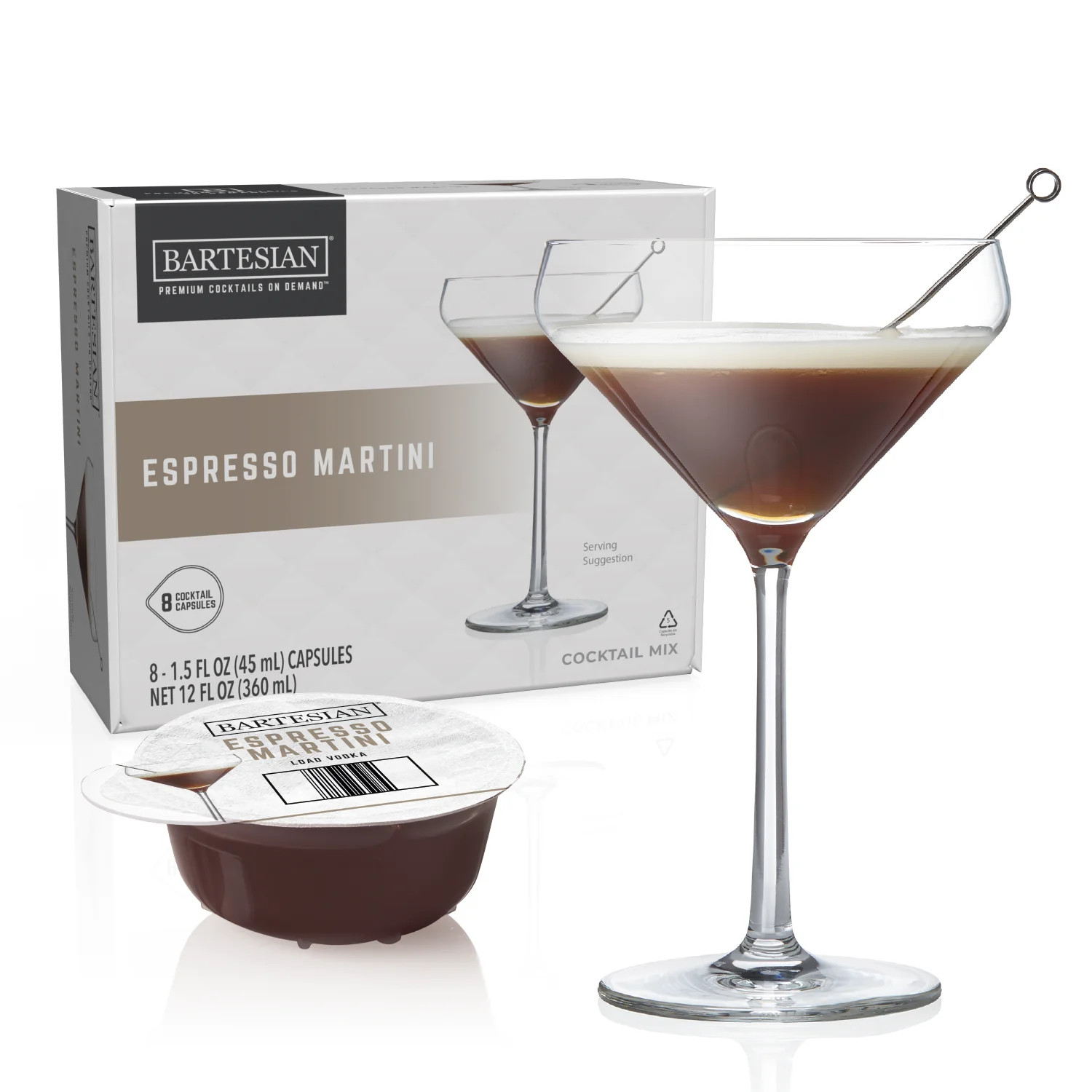 Espresso Martini Cocktail Mix Pods & Capsules for Drink Machine | Bartesian