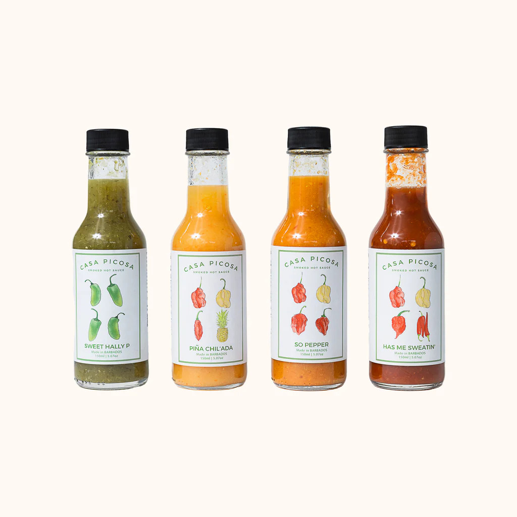 Smoked Hot Sauce - Set of 4 | Casa de Suna