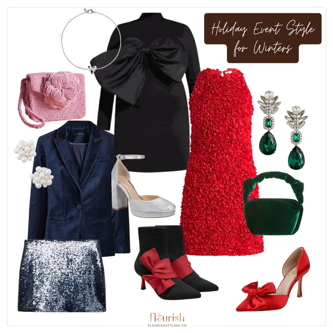 Refined, cool, and dazzling—this is holiday glam for Winter palettes! From midnight blacks to silver sparkles, these finds are perfect for ringing in the New Year with style and grace.

#wintercolors #winterpalette #newyears 

#LTKParties #LTKSeasonal #LTKHoliday