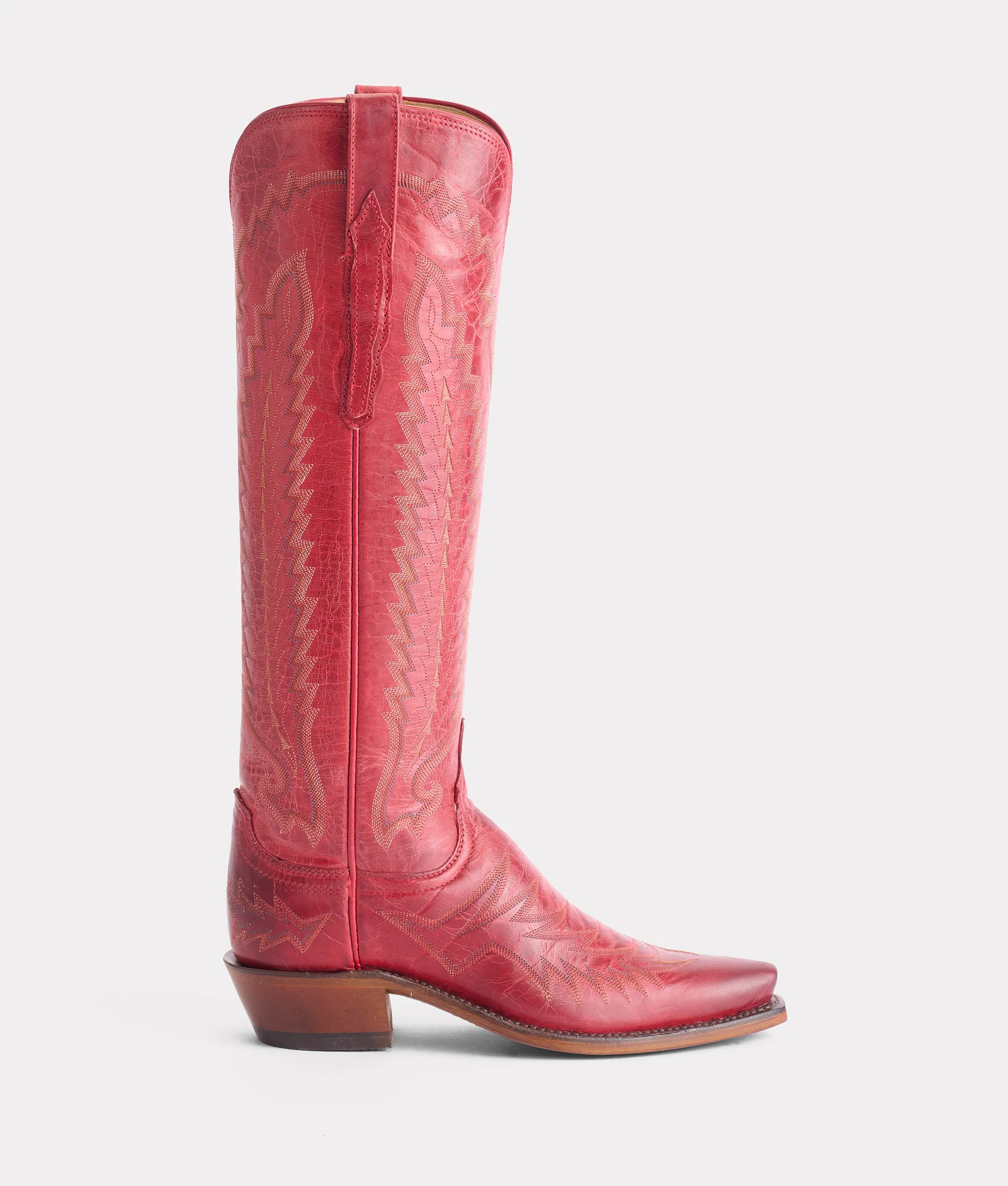 Priscilla :: Red 6.5 / B / Regular | Lucchese Bootmaker