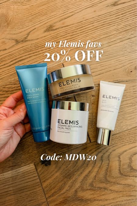 Elemis favs!
Code: MDW20 for 20% off sitewide 

plus get a FREE 7-piece travel skincare routine (worth $120) on orders over $100+ after discount.

#LTKSaleAlert #LTKSeasonal #LTKBeauty