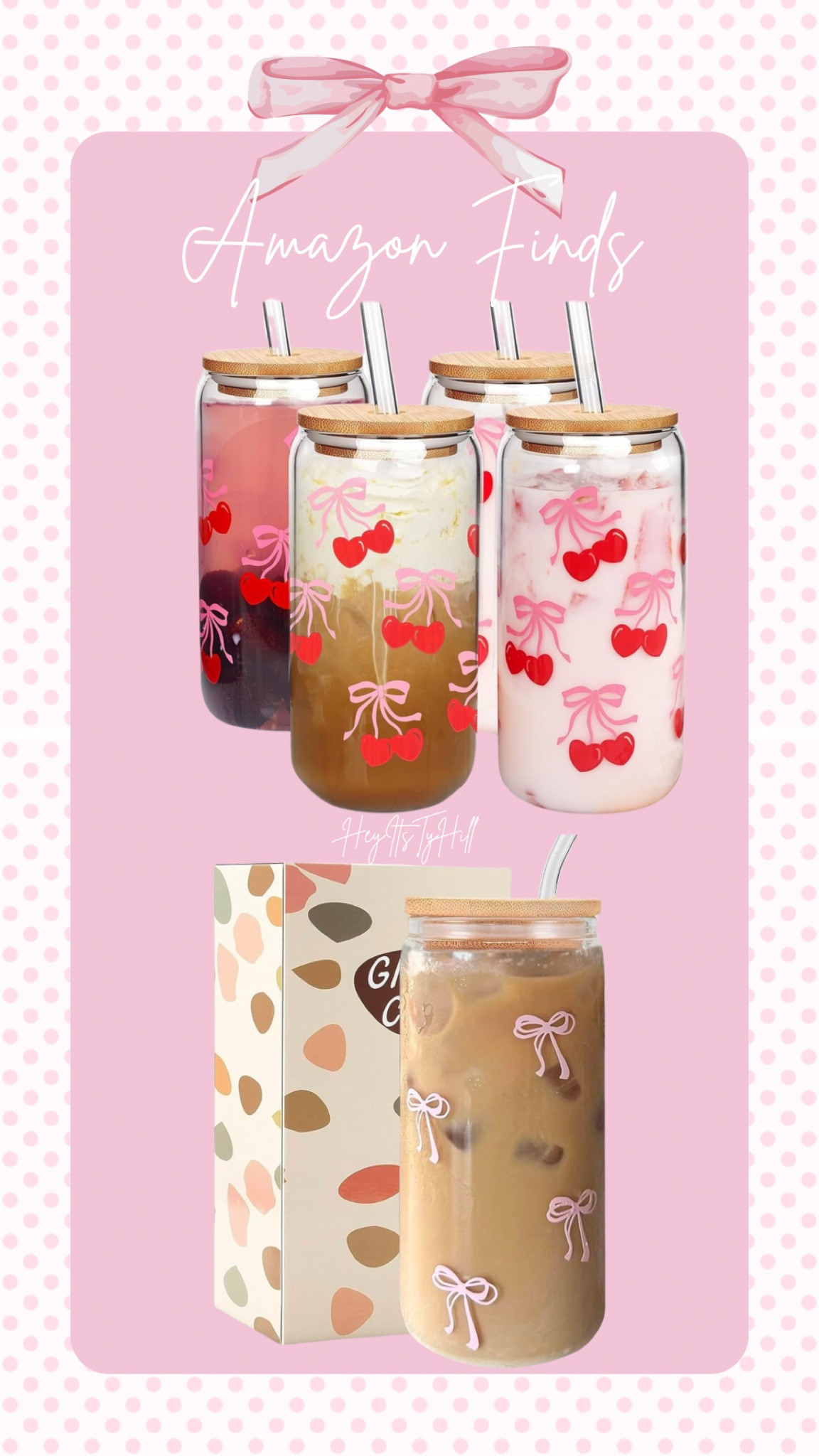 💕Galentine’s Day Finds💕 For all of my 🎀 girlies

Aesthetic Glass Cups with Lids and Straws-Pink Bow Iced Coffee Cup with Lid,Straw.  Gifts for Girls Women Friends, 16 oz #Home #Mugs #Amazon #Amazonhome

#LTKGiftGuide #LTKSeasonal #LTKHome