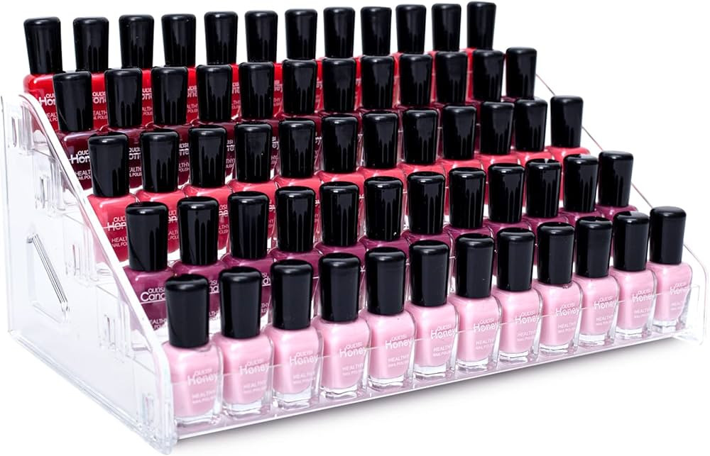 ALUYUYO Nail Polish Organizer Sunglass Organizer - 5 Layers Nail Polish Holder Sunglass Holder - ... | Amazon (US)