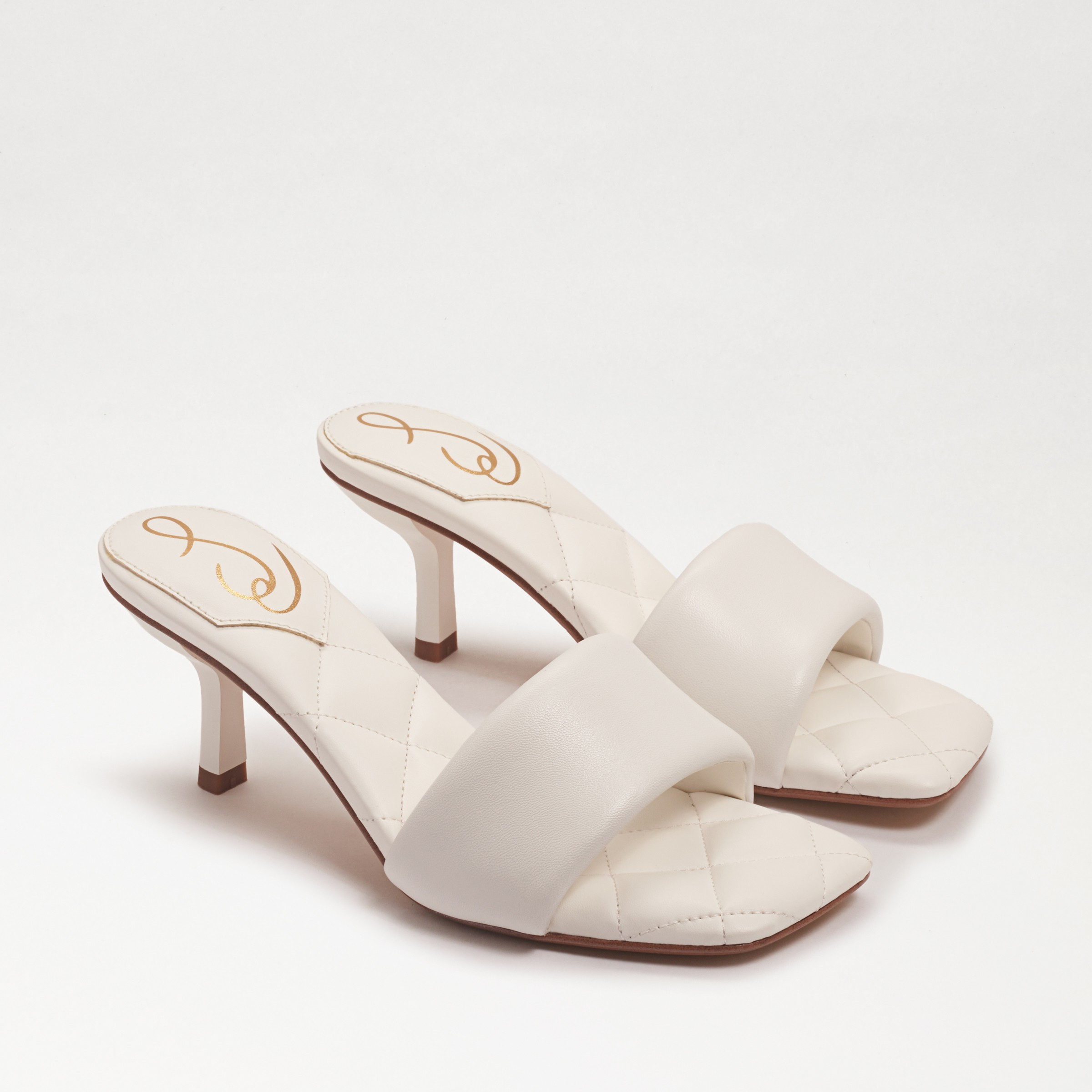 Sam Edelman Starla Mule White Leather | Sam Edelman