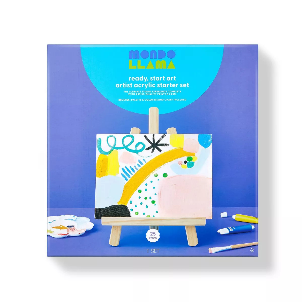 25pc Artist Acrylic Starter Set - Mondo Llama™ | Target