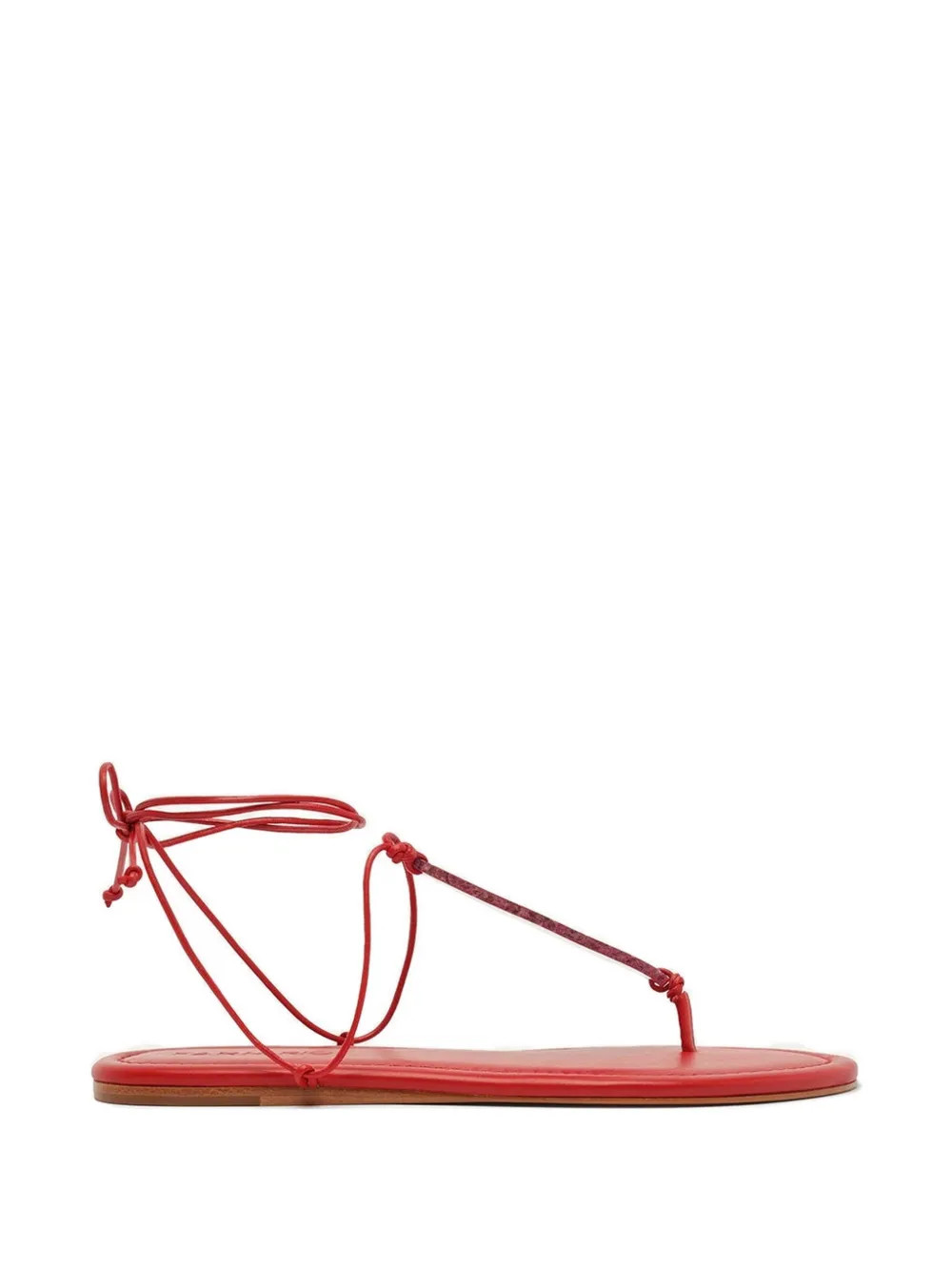 FARM Rio Tie Stone Sandals | Red | FARFETCH | Farfetch Global