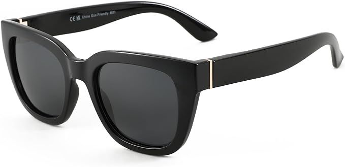 ZENOTTIC Cateye Polarized Sunglasses for Women - Classic Sun Glasses UV400 Protection Retro Shade... | Amazon (US)