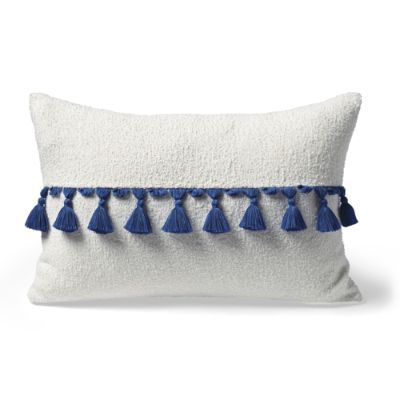 Carranor Terry Cloth Lumbar Indoor/Outdoor Pillow | Frontgate | Frontgate
