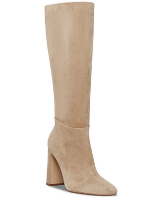 Steve Madden Women's Ally Knee High Block-Heel Dress Boots - Macy's | Macy's