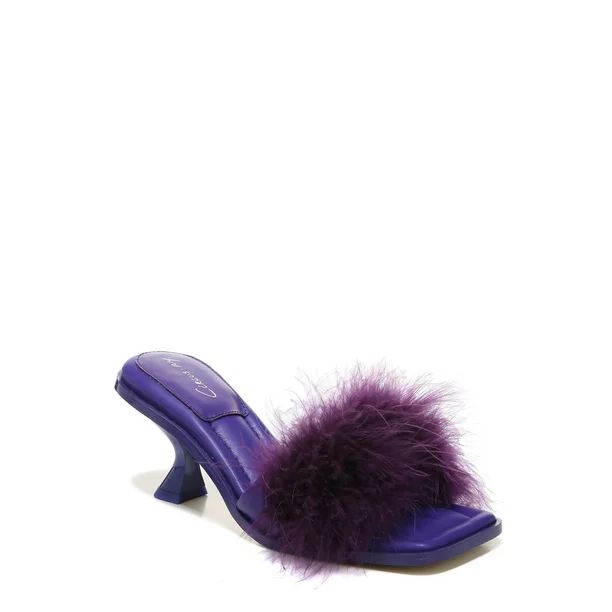 Circus by Sam Edelman Women's Florence Feather Kitten Heel Mule - Walmart.com | Walmart (US)