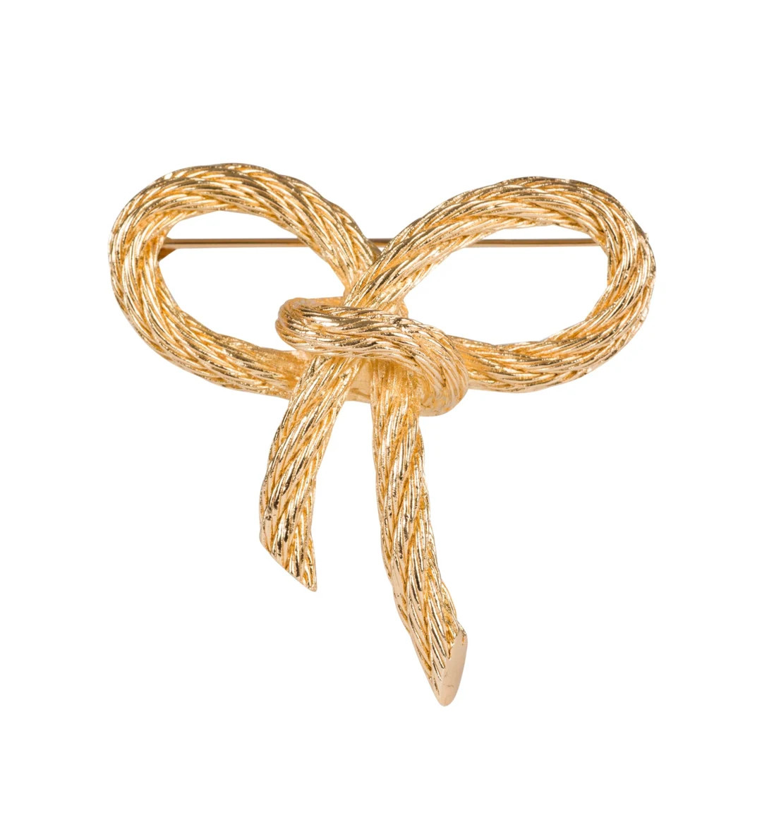 Christian Dior 1980s Vintage Gold-tone Rope Bow Brooch - Etsy | Etsy (US)