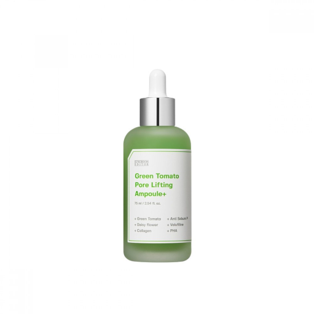 SUNGBOON EDITOR - Green Tomato Pore Lifting Ampoule+ - 75ml | STYLEVANA