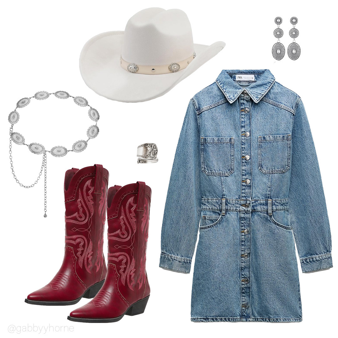 Hot Country Nights! The perfect outfit for a concert or festival. Everyone needs a pair of cowboy boots! 

 

#LTKFindsUnder50 #LTKStyleTip #LTKShoeCrush
