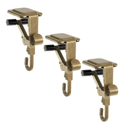 [Fireplace Stocking and Garland Hanger] Each Mantle Holder Has Two Hooks for Purpose Hold Christmas Stocking and Garland Wrought Padded Contact Points (3PCS) | Walmart (US)