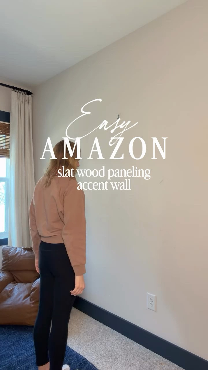 The easiest accent wall I’ve ever done! COMMENT “Wall” for a link to everything I used here! 

I found these gorgeous and great quality accent wall panels from Amazon and used gorilla double sided tape to hang these panels on the wall in my son’s new room! I also added a basketball goal from Amazon as well! Safe to say my son loves it! 

These panels come in different colors and sizes making it an easy way to add character to any space in your home! 

#diyaccentwall #wallpanel #wallslat #accentwall #founditamazon