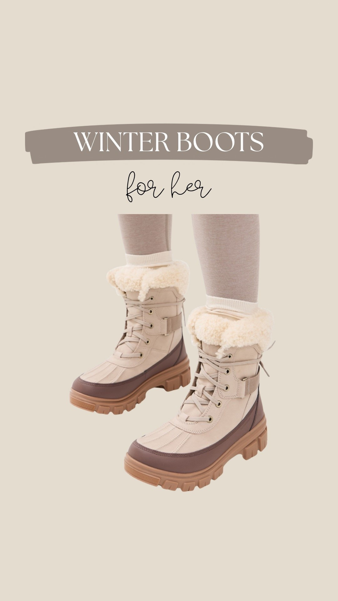 Winter Boots for women

Winter, boots, warm and cozy, shoes, women’s shoes 

#LTKSeasonal #LTKTravel #LTKFindsUnder100