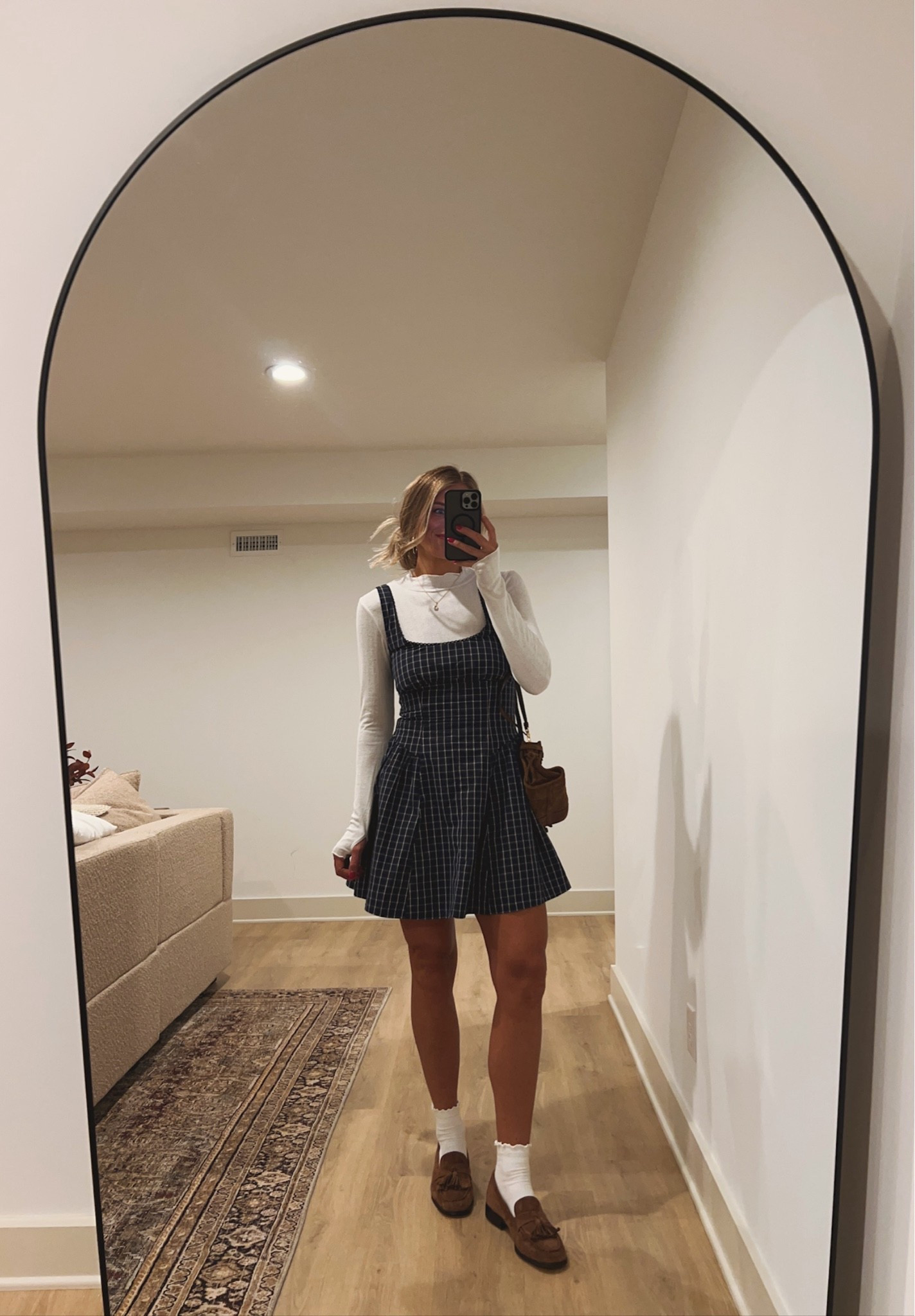 Another way I styled this Abercrombie dress 🤍 Love it layered with a long sleeve + loafers going into fall!

#LTKTall #LTKSeasonal #LTKgrwm