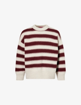 Pali Braided-Stripe Crewneck Cashmere Jumper | Selfridges