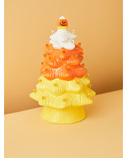 14in Ceramic Light Up Candy Corn Tree | HomeGoods
