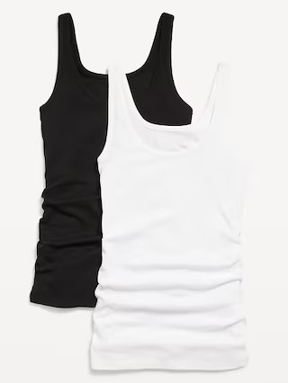 Maternity First Layer Rib-Knit Tank Top 2-Pack | Old Navy (US)