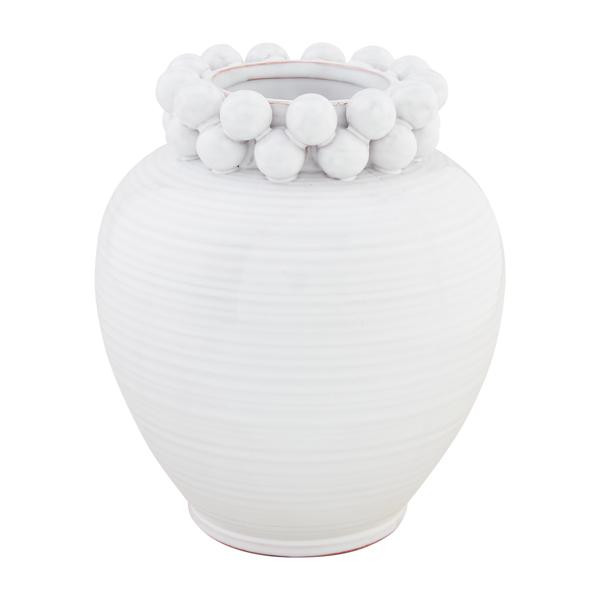 Short Beaded Vase | Mud Pie